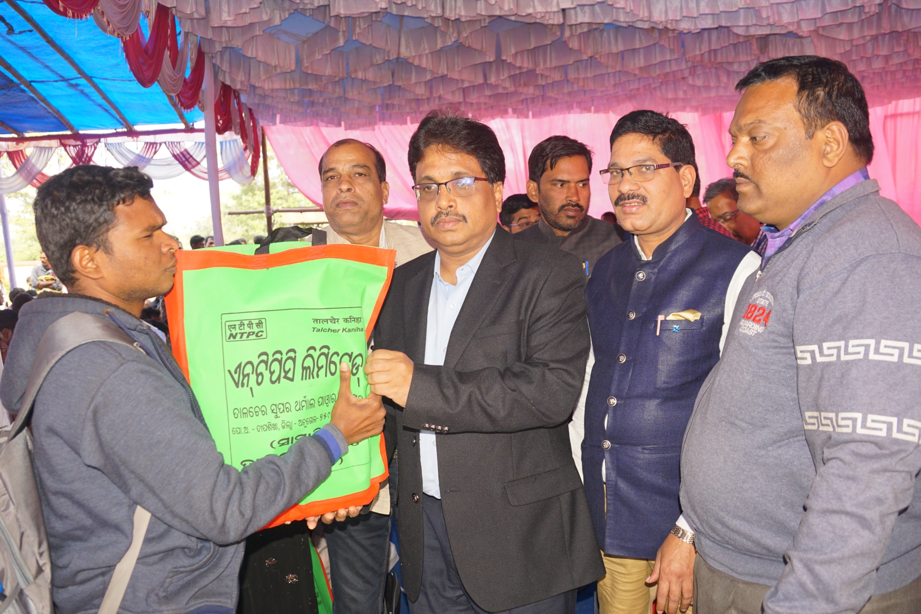 NTPC Tacher Kaniha supports different abled persons