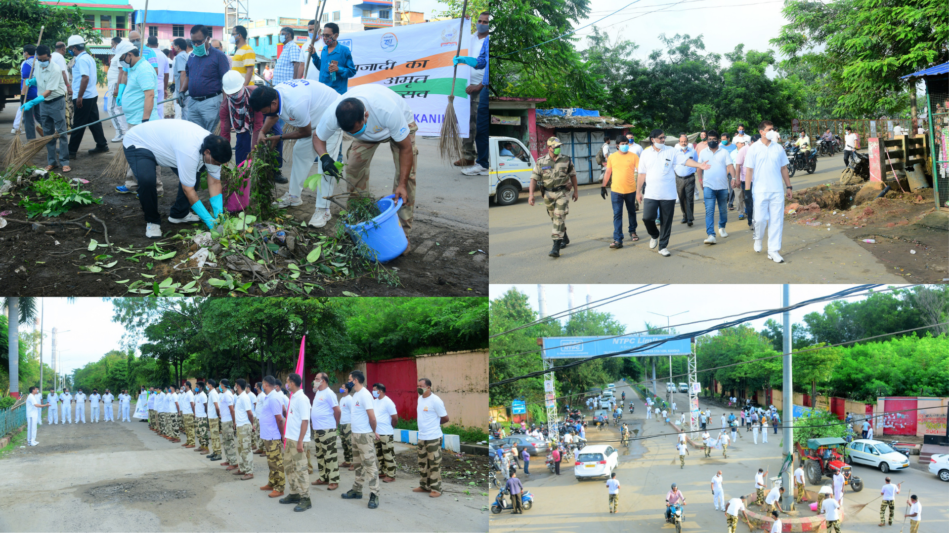 NTPC Talcher Kaniha’s Massive cleanliness drive on Gandhi Jayanti