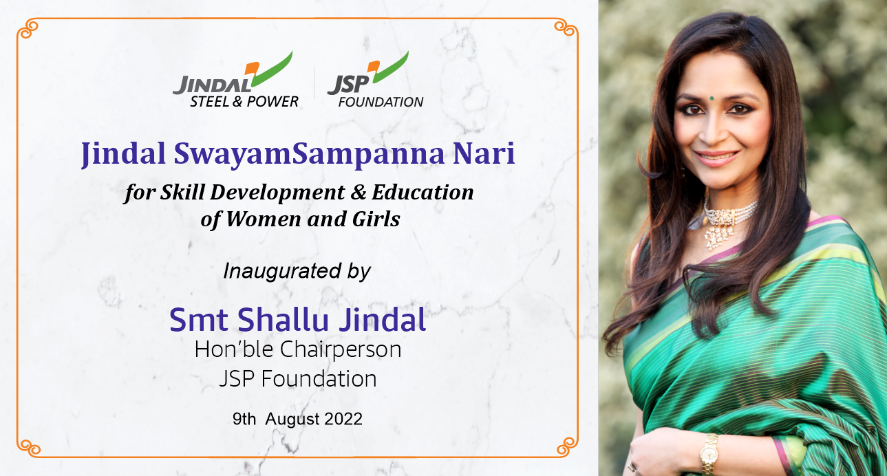 JSPL Foundation Provides Financial Assistance to 508 girls under its Jindal Swayam Sampanna Nari programme