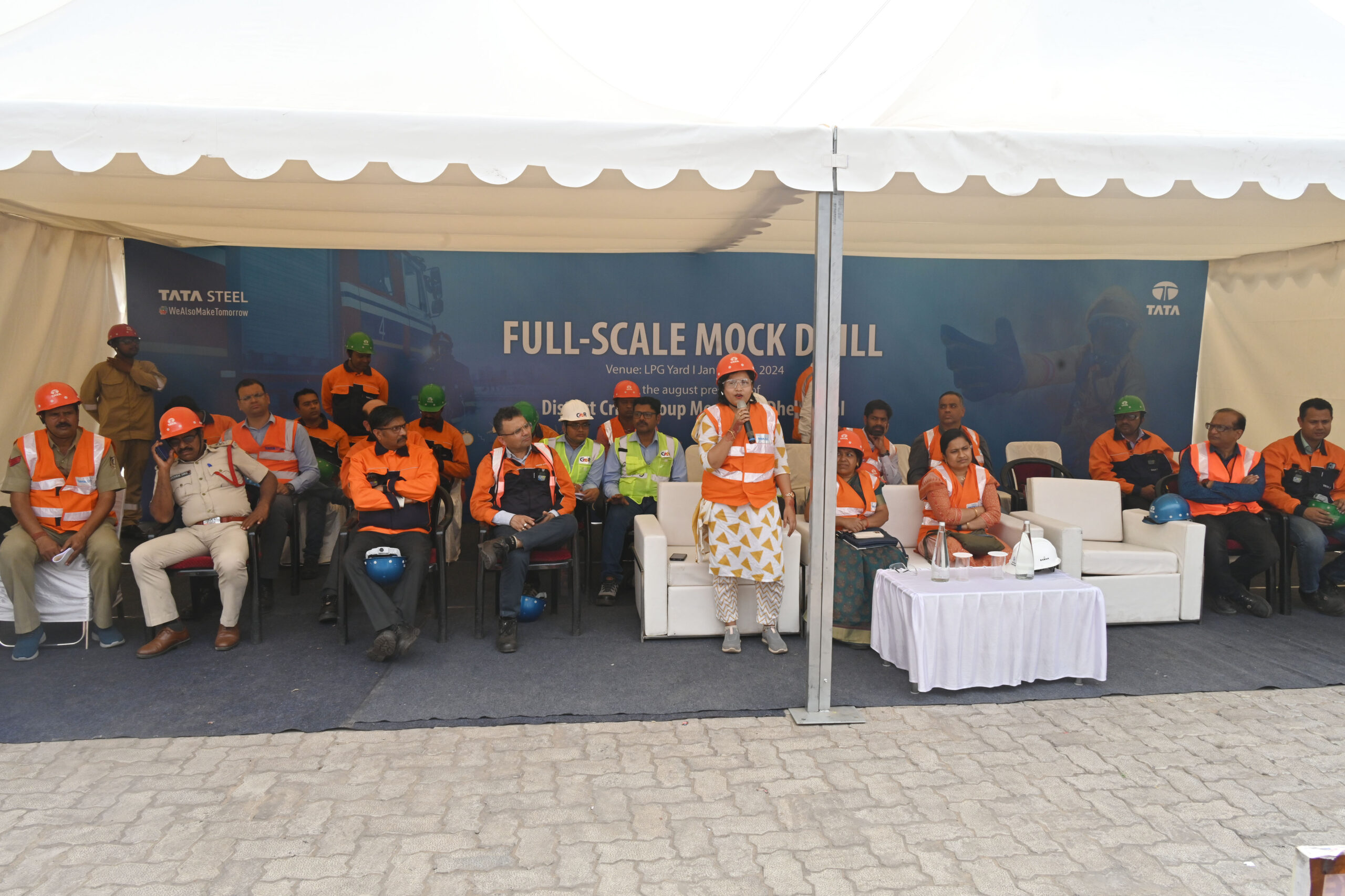 Tata Steel Meramandali Strengthens Safety Measures with Successful Emergency Drill